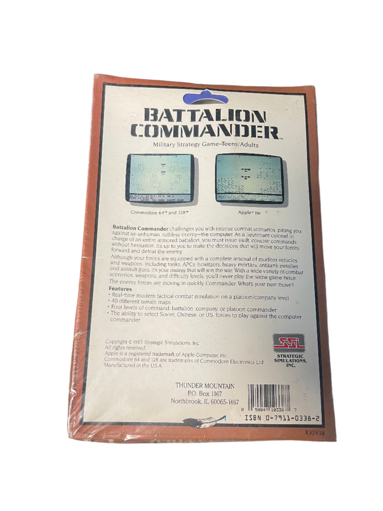 Battalion Commander [Apple II & Commodore 64]