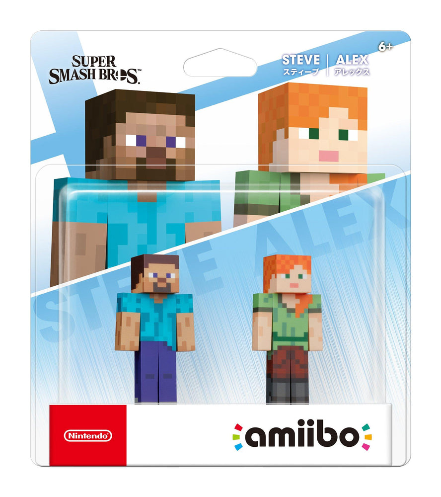 Steve & Alex 2-Pack (Super Smash Bros. Series) [Amiibo]