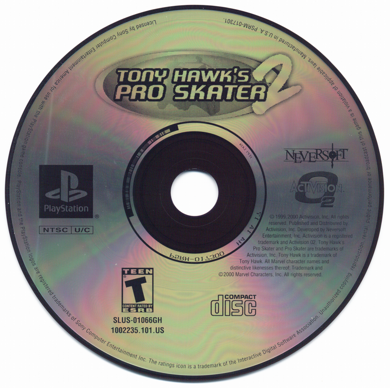 Tony Hawk's Pro Skater 2 [PlayStation 1]