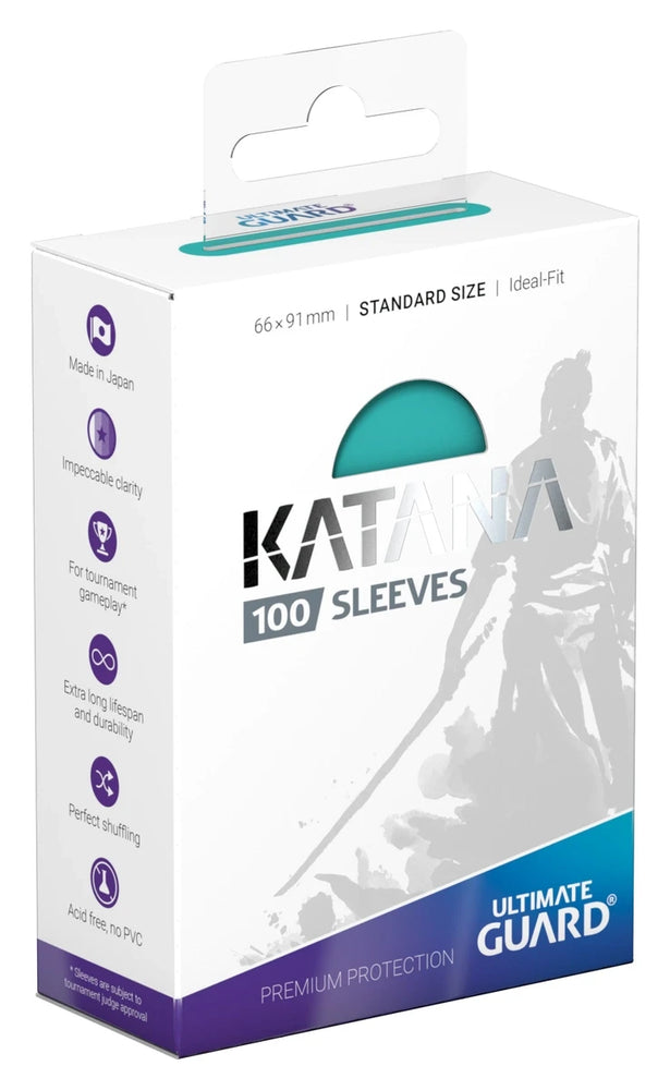 Ultimate Guard KATANA Sleeves Turquoise (Pack of 100 sleeves)