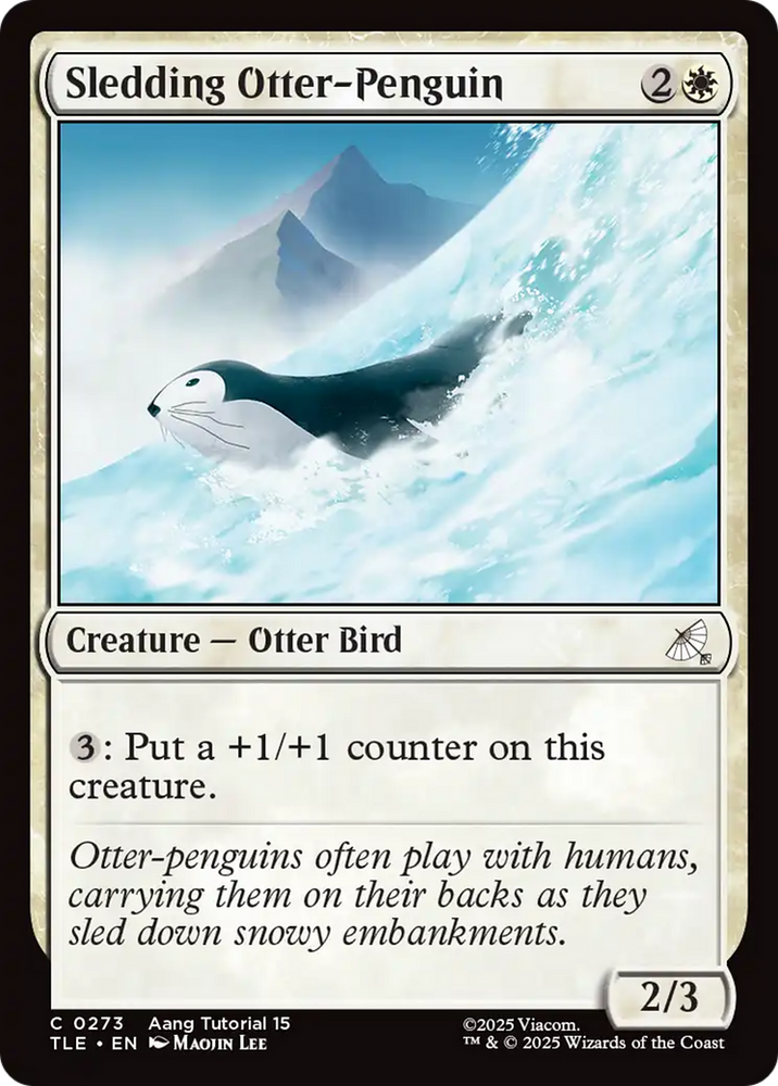 Sledding Otter-Penguin (0273) [Avatar: The Last Airbender: Eternal-Legal]
