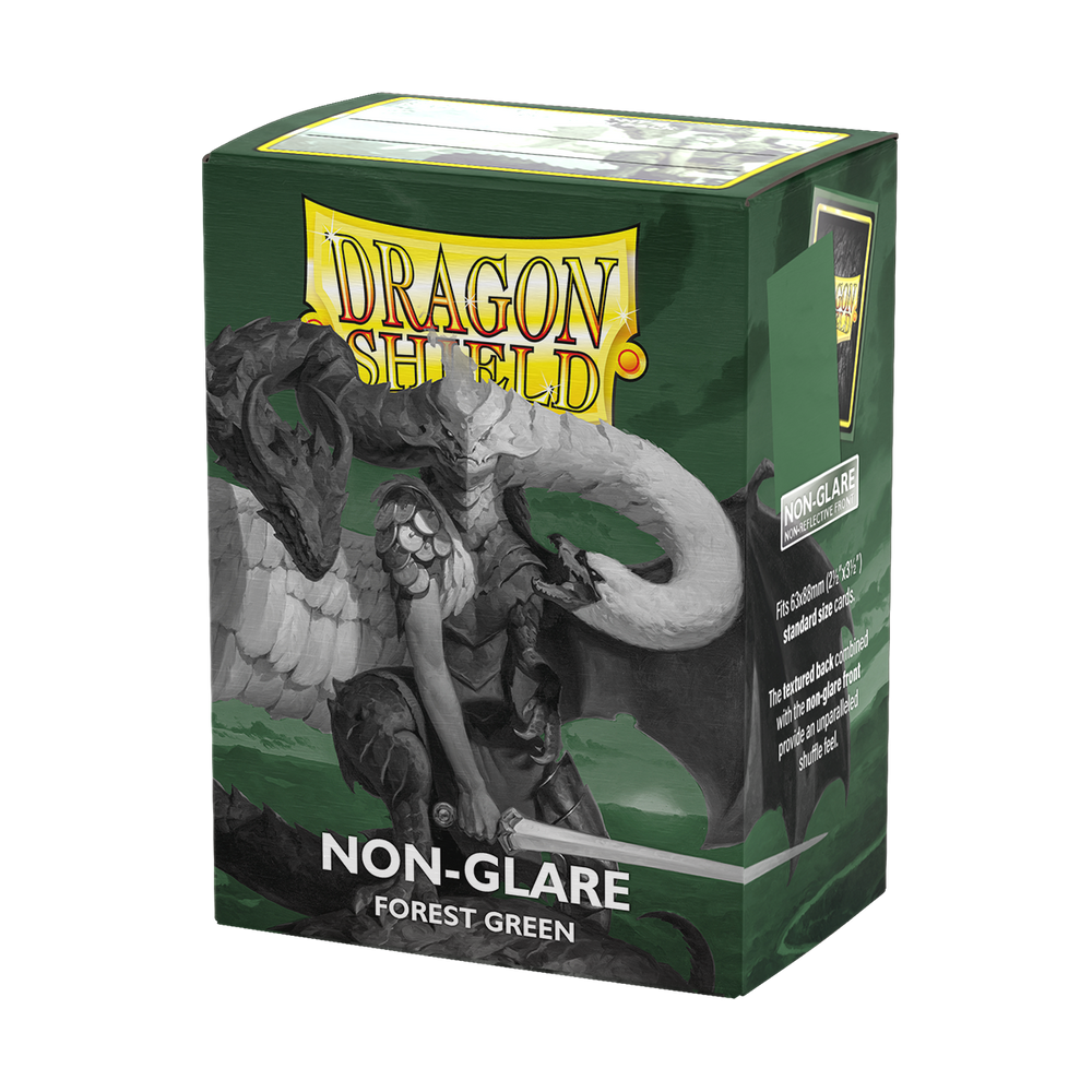 Dragon Shield Non-Glare Matte Forest Green Sleeves (100-Pack)