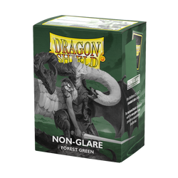 Dragon Shield Non-Glare Matte Forest Green Sleeves (100-Pack)