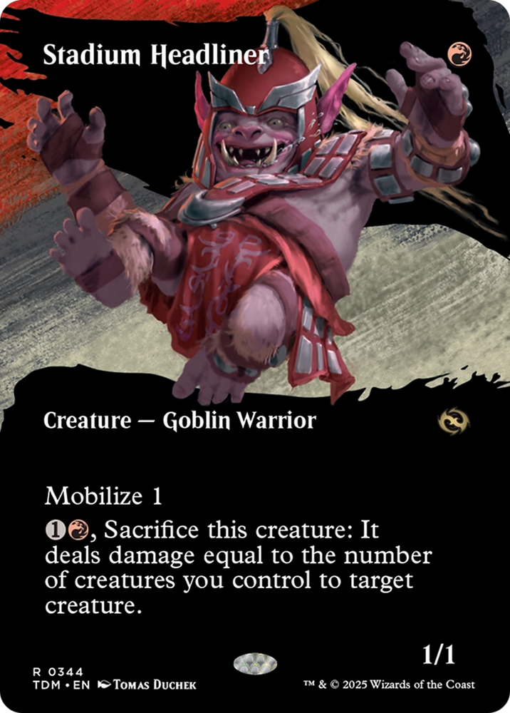 Stadium Headliner (Borderless) [Tarkir: Dragonstorm]