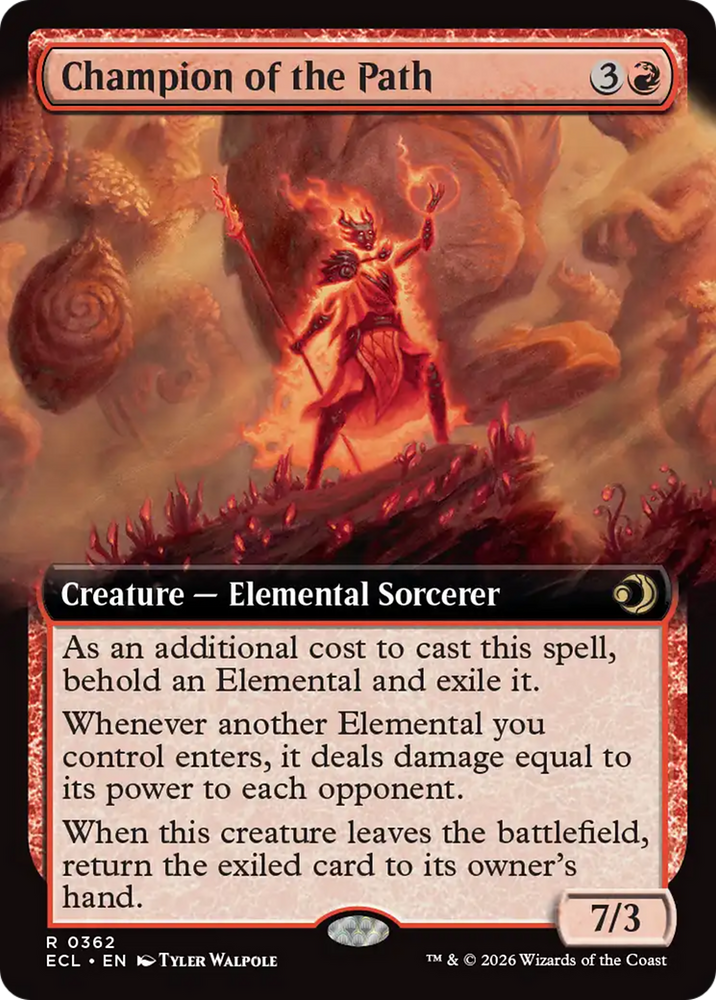Champion of the Path (Extended Art) [Lorwyn Eclipsed]