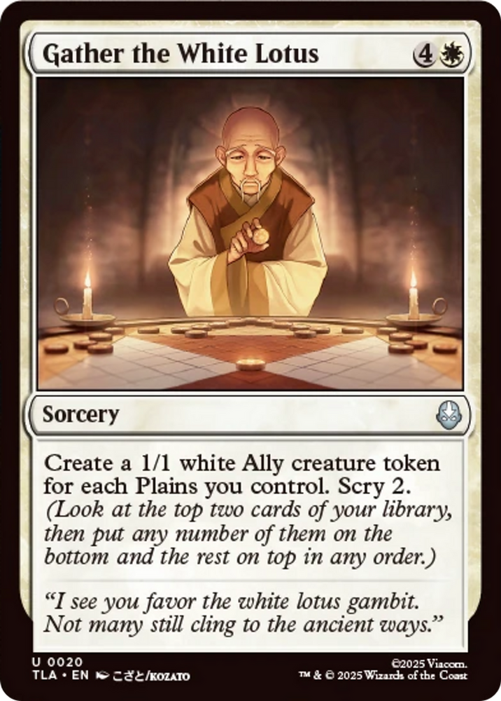 Gather the White Lotus [Avatar: The Last Airbender]