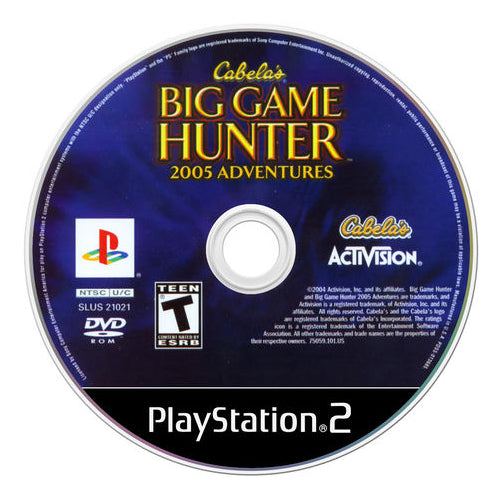 Cabela's Big Game Hunter 2005 Adventures [PlayStation 2]
