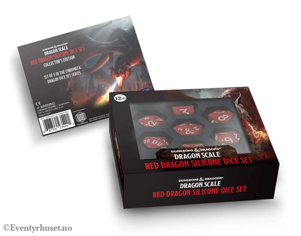 Dungeons & Dragons: Red Dragon Silicone Dice Set