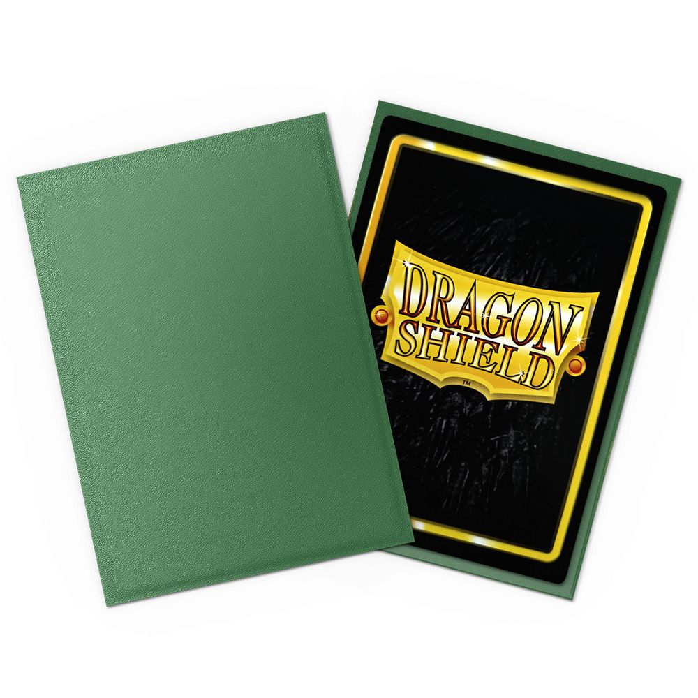 Dragon Shield Non-Glare Matte Forest Green Sleeves (100-Pack)