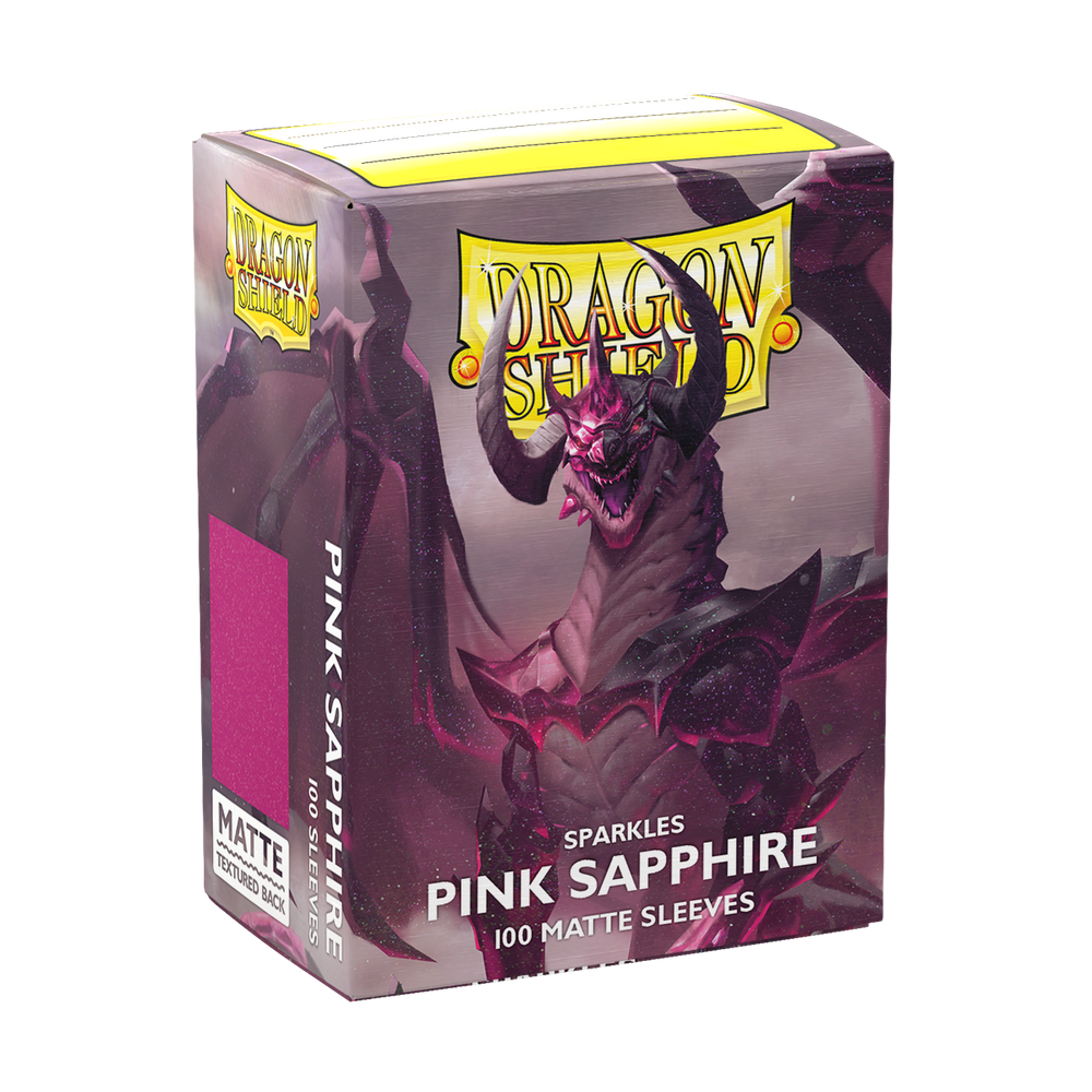 Dragon Shield: Standard 100ct Sleeves - Pink Sapphire
