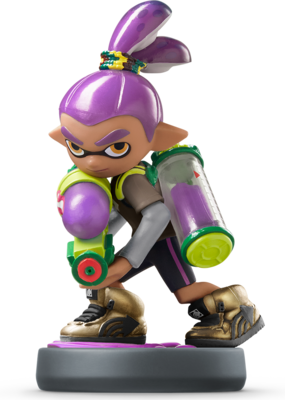Purple Inkling Boy (Splatoon Series) [Amiibo]