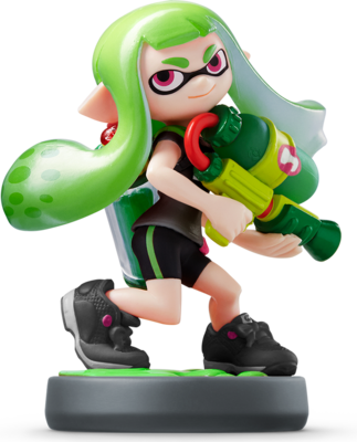 Green Inkling Girl (Splatoon Series) [Amiibo]
