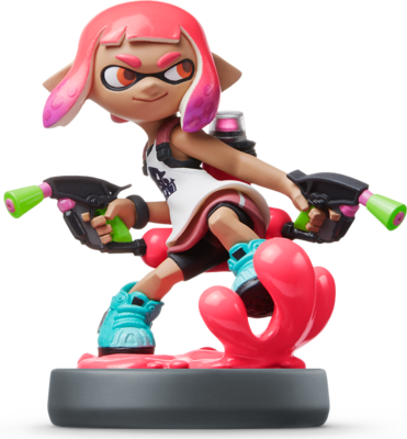 Neon Pink Inkling Girl (Splatoon Series) [Amiibo]