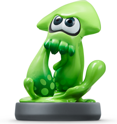 Green Inkling Squid (Splatoon Series) [Amiibo]