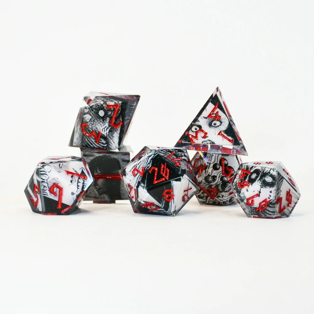 Junji Ito Collection Sharp Edged Resin Dice Set