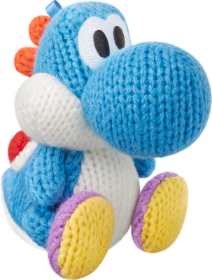 Blue Yarn Yoshi (Yoshi Series) [Amiibo]