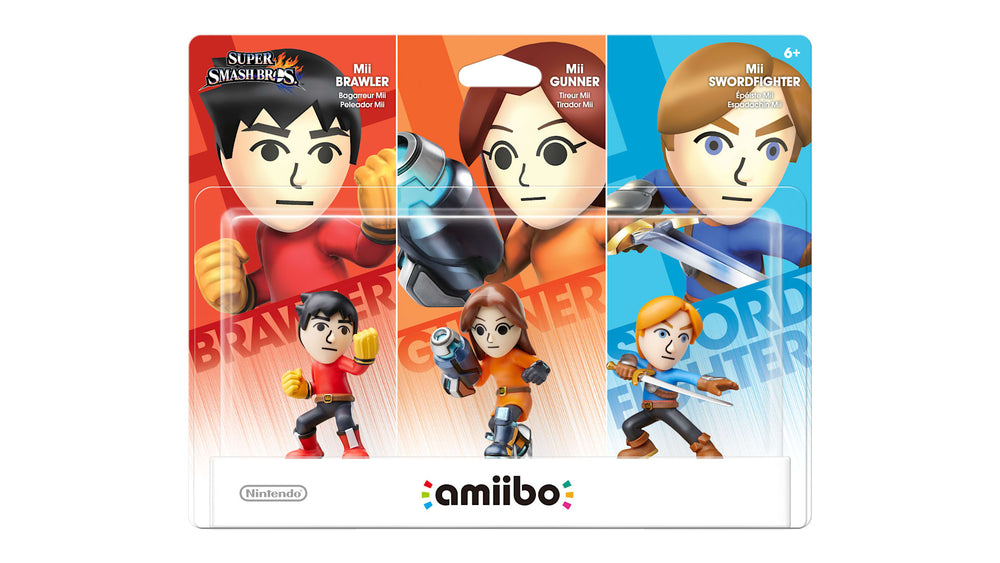 Mii Fighter 3-Pack (Super Smash Bros. Series) [Amiibo]