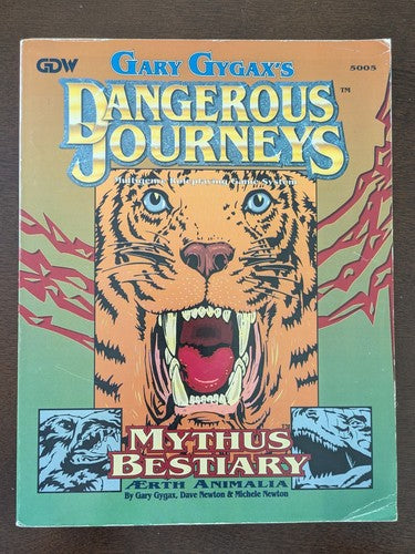 Dangerous Journeys: Mythus Bestiary