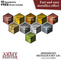 Army Painter: Warpaints SpeedPaint Metallics Set 2.0