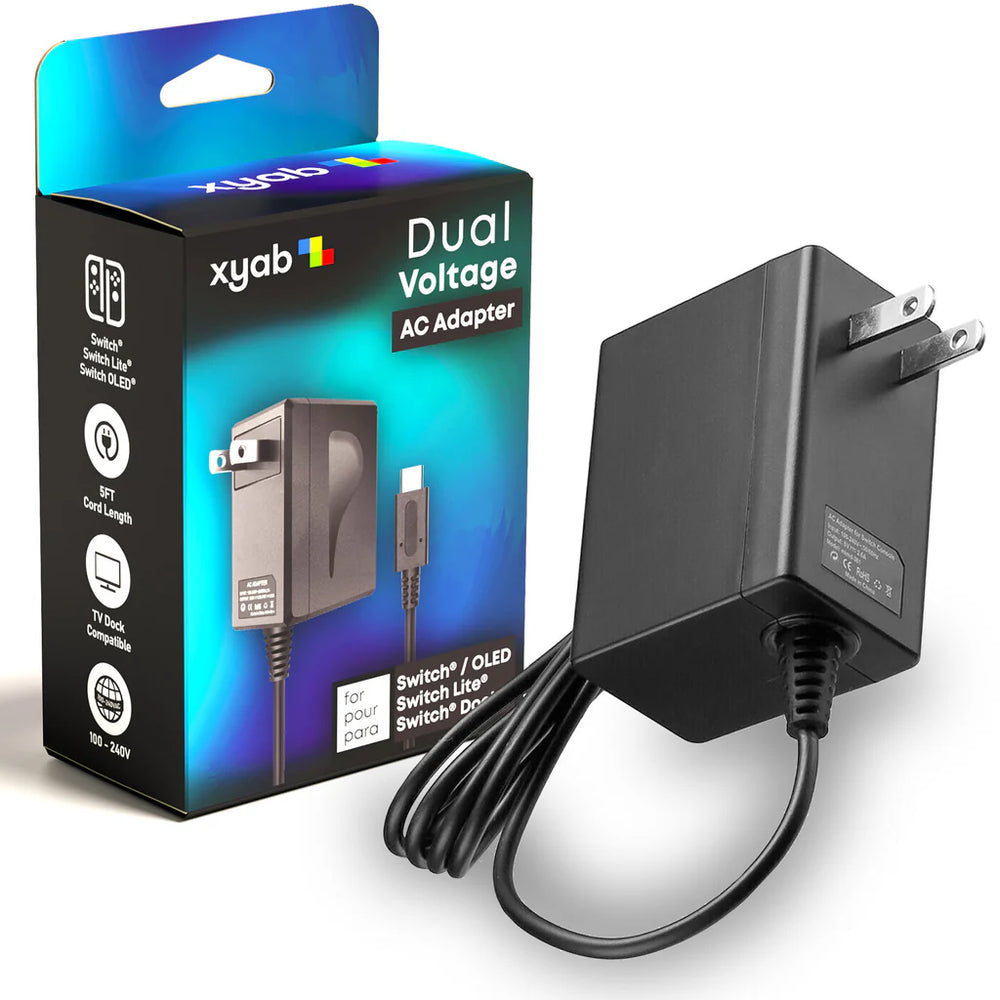 XYAB Dual Voltage AC Adapter [Nintendo Switch]