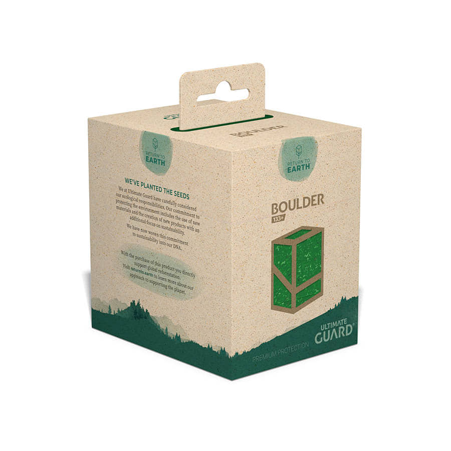 Return to Earth Boulder Deck Case (133+) - Ultimate Guard Deck Box Green
