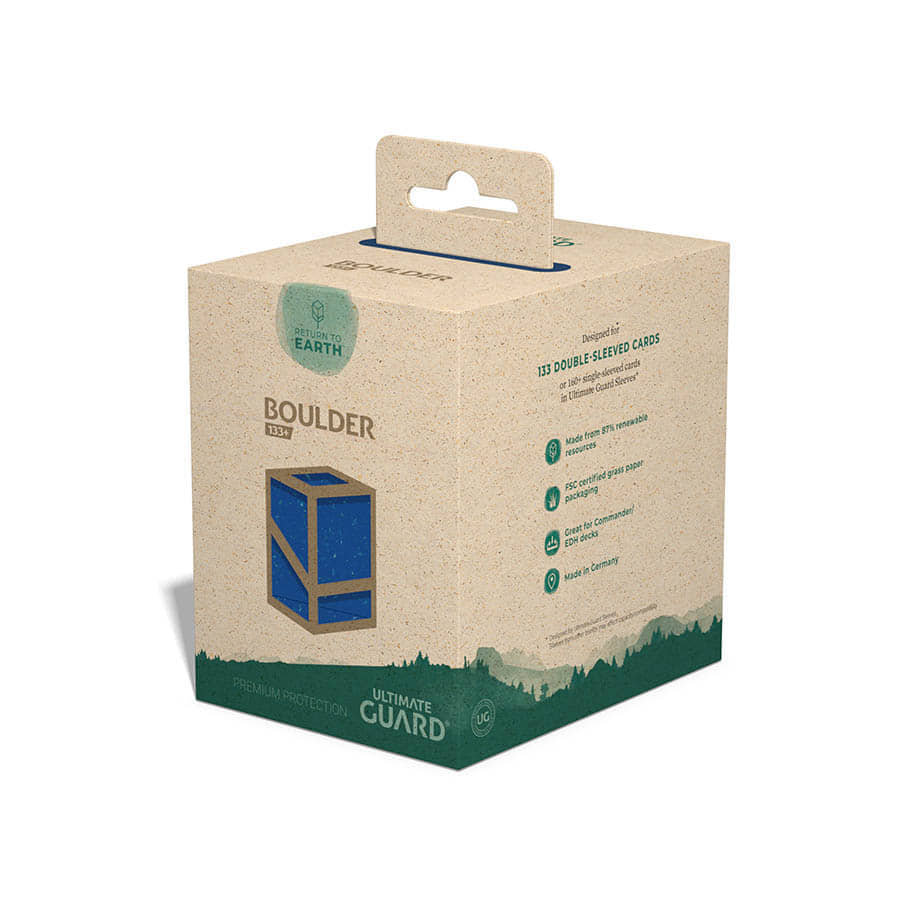 Return to Earth Boulder Deck Case (133+) - Ultimate Guard Deck Box Blue